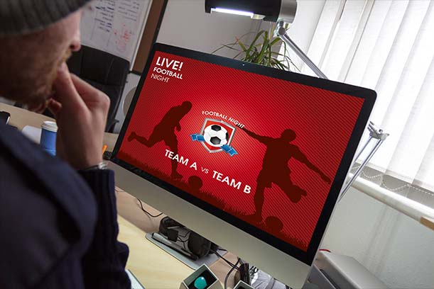 Grafica computerizzata live per eventi sportivi