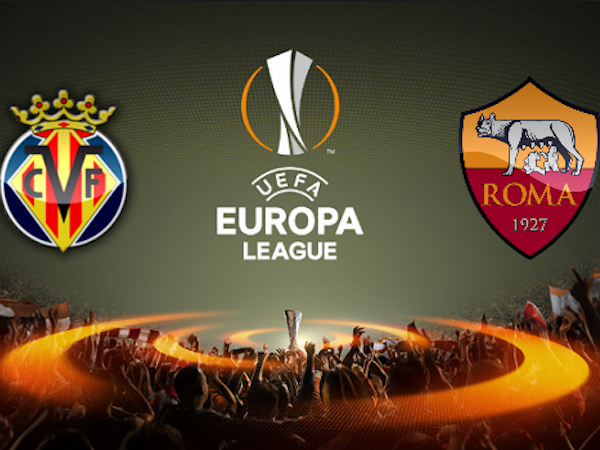 Europa League soccer match television Villareal VS Roma